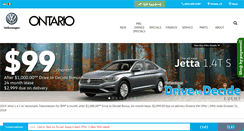 Desktop Screenshot of ontariovolkswagen.com